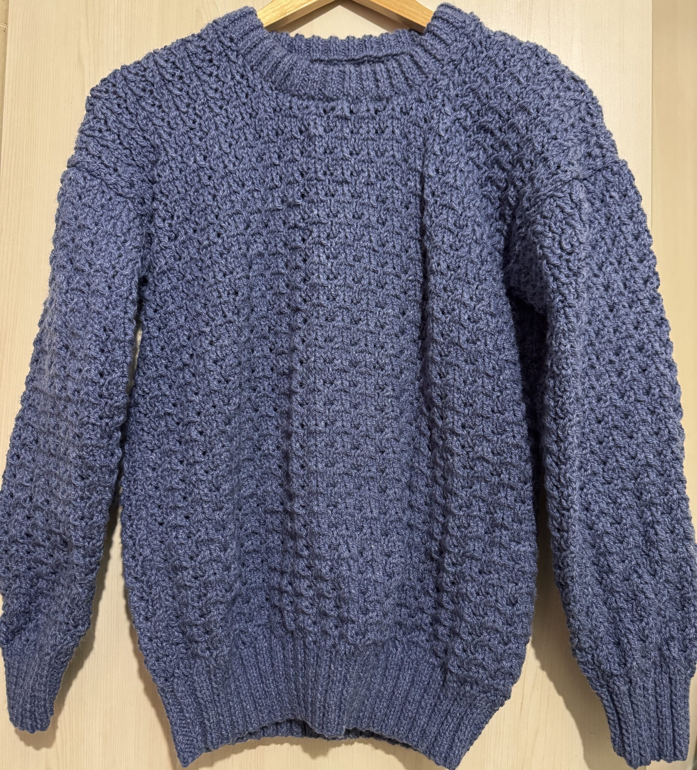 Crew Neck Purple Sweater - 93cm - Image 2